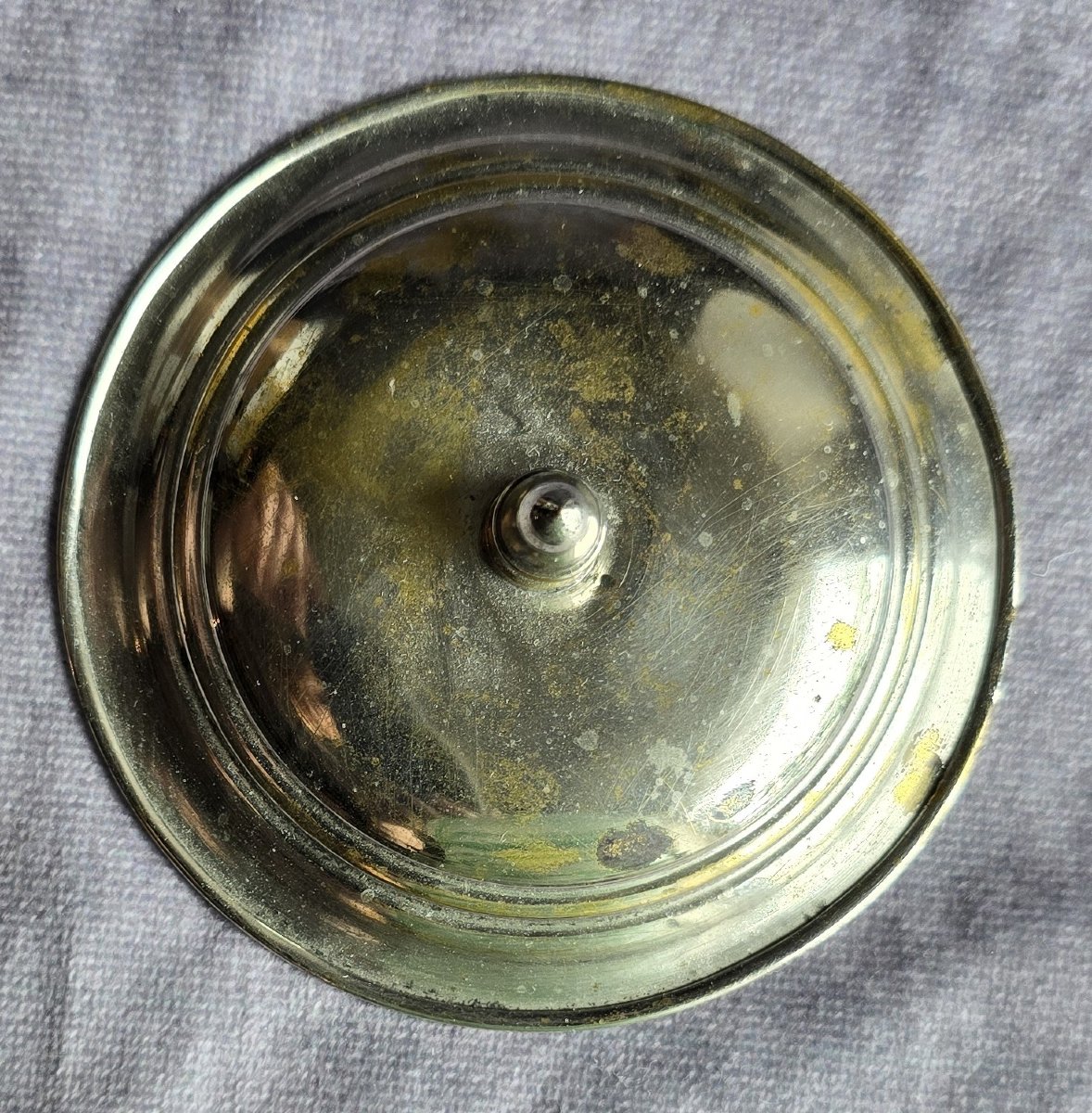 Antico secchiello per biscotti ivetro boemo Pallme‑Konig,  decoro  filigrana verde – circa 1900-photo-6