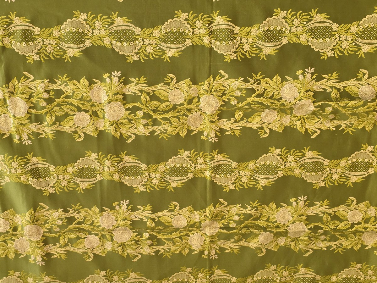 damasco antico pura seta 168x127 cm-photo-2
