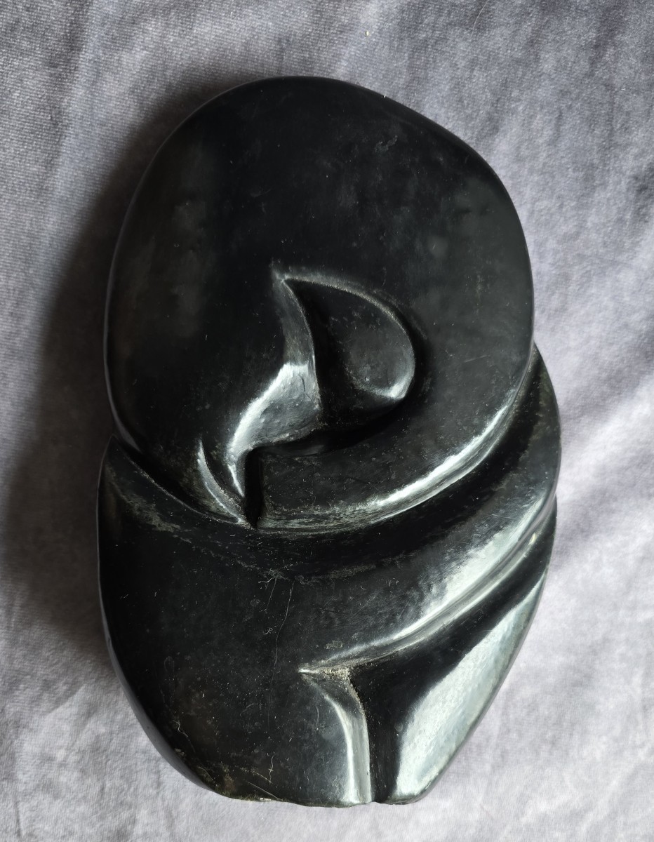 Maternità stilizzata – Scultura in pietra Shona, Zimbabwe-photo-4