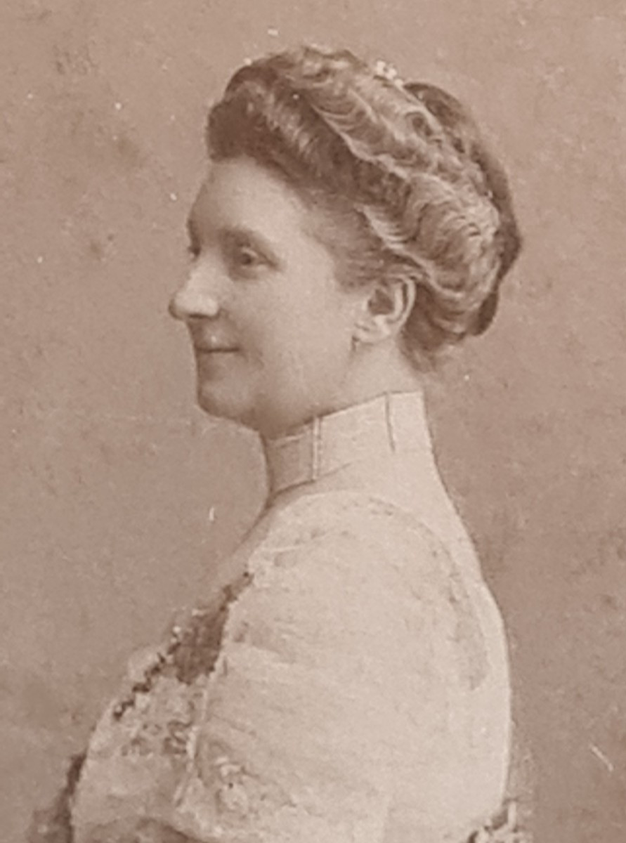 Fotografia argentica di una dama aristocratica, Kaufhaus des Westens, Berlino, circa 1910-photo-3