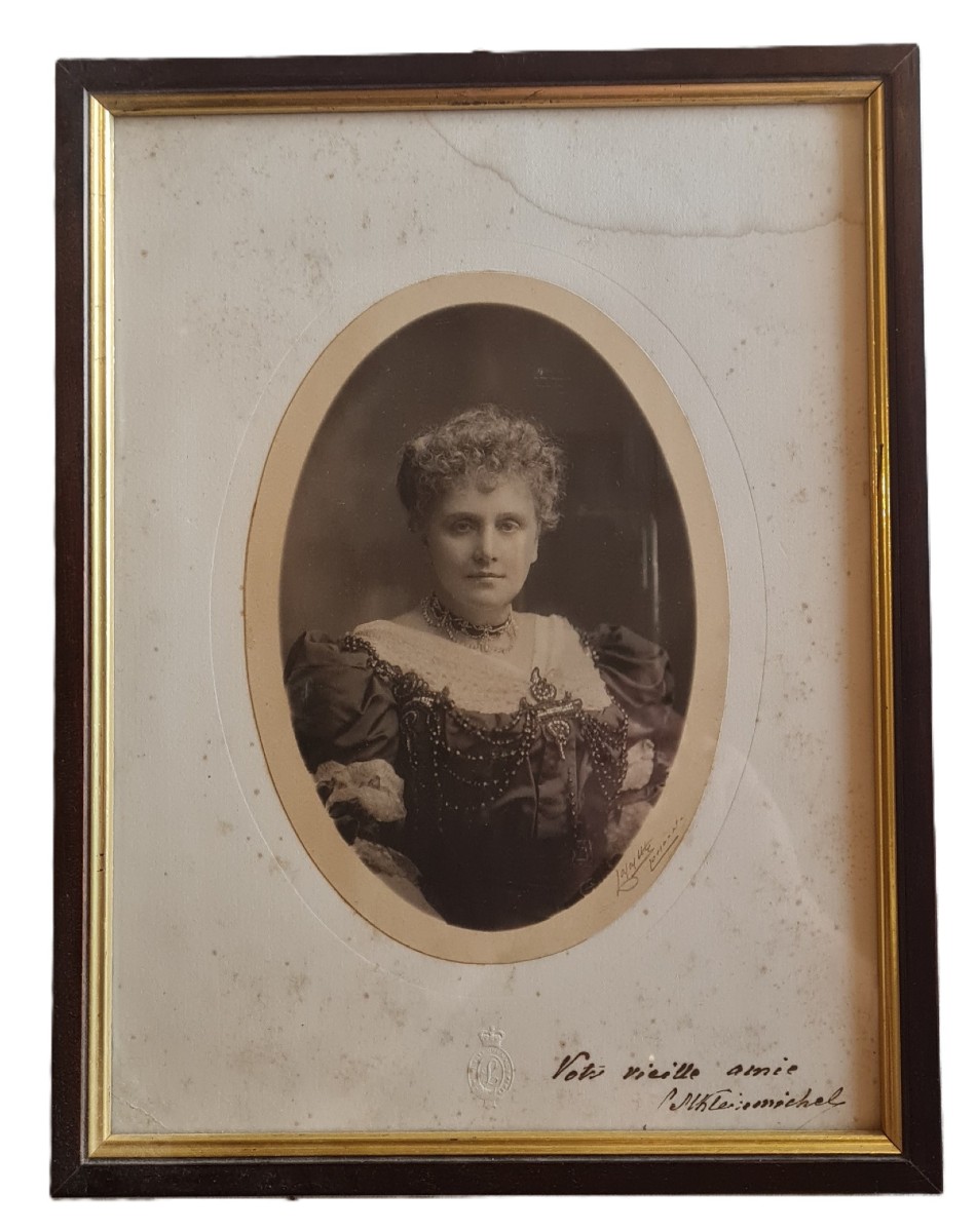 Fotografia autografa di fine XIX secolo dell’aristocratica russa Kleinmichel, studio Lafayette.