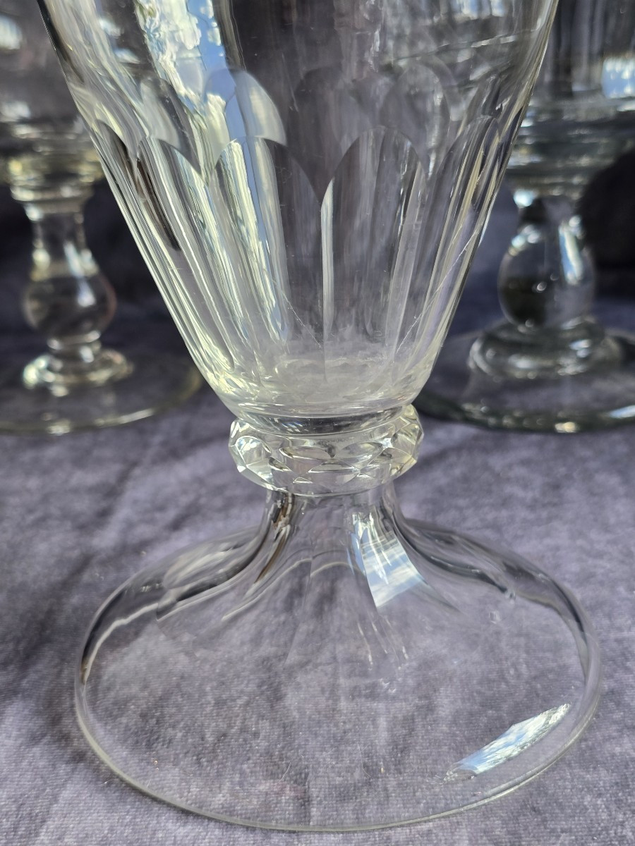 vaso antico in cristallo molato-photo-3