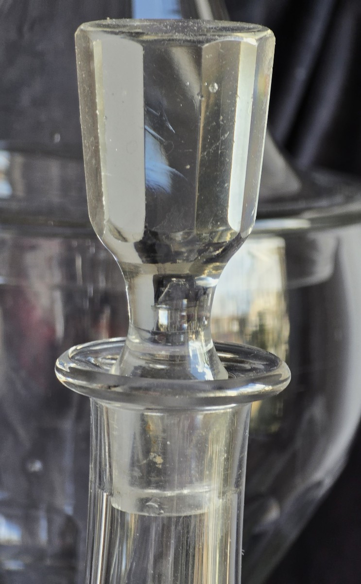 Bottiglia decanter antica in cristallo Baccarat modello Rohan-photo-4