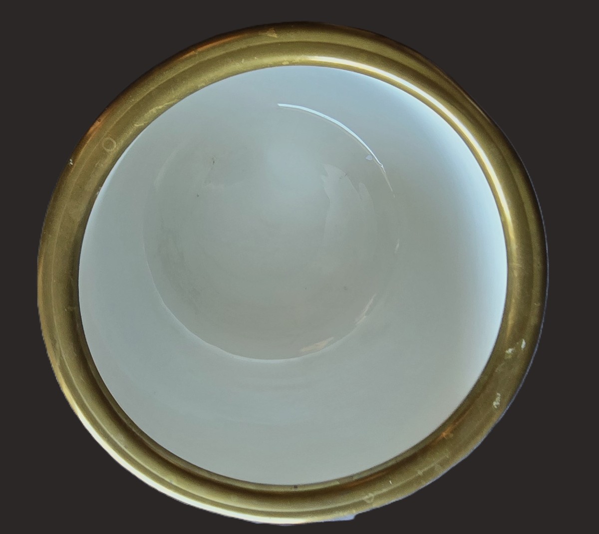 Cache-pot in maiolica bianca – Italia, circa 1980-photo-2