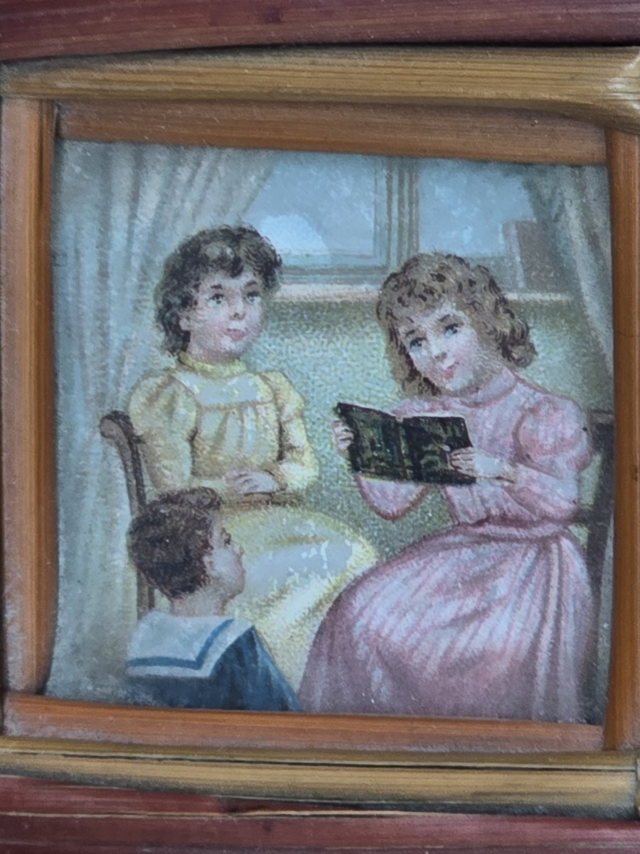 Antico cestino in paglia di mietitura del XIX secolo-photo-8