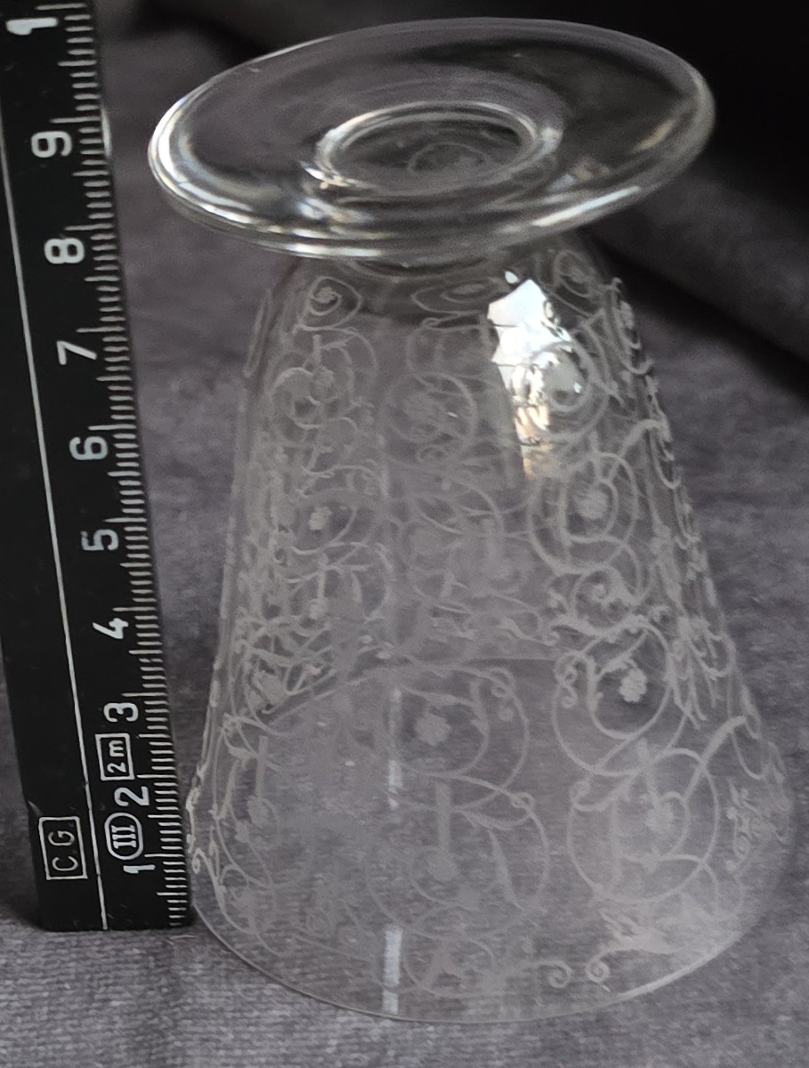 Antico servizio di 40 bicchieri in 4 formati, Baccarat modello Michelangelo-photo-8