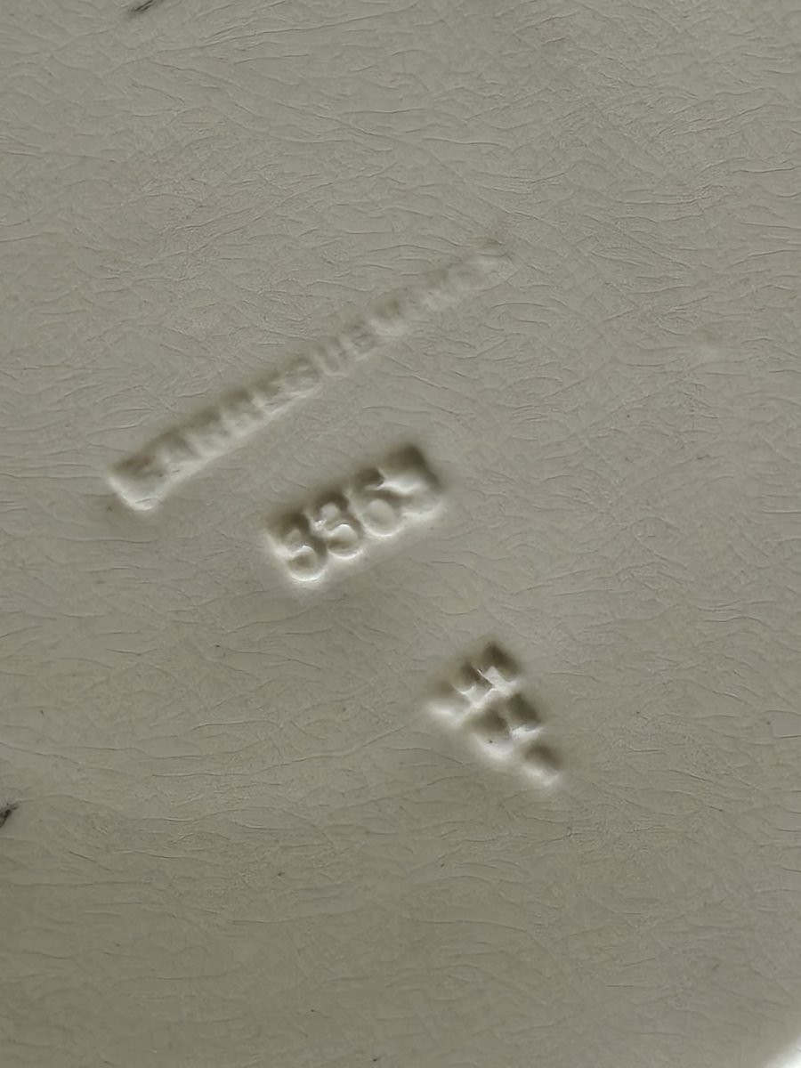 Servizio di piatti Liberty  in barbotine manifattura Sarreguemines-photo-2