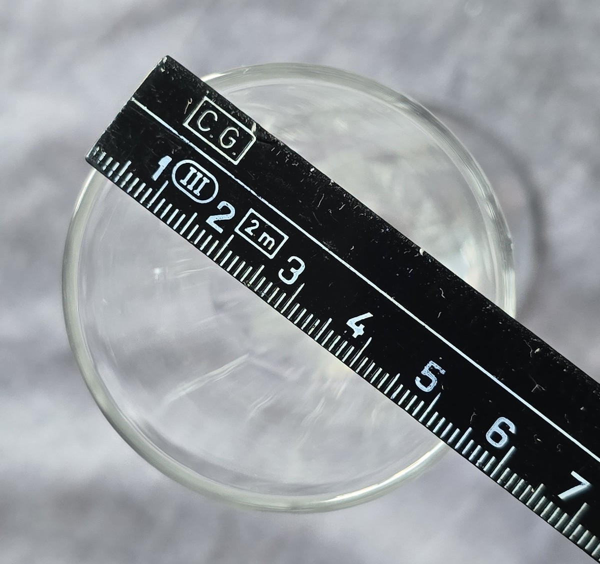 Servizio di 12 flute antiche in cristallo molato-photo-3