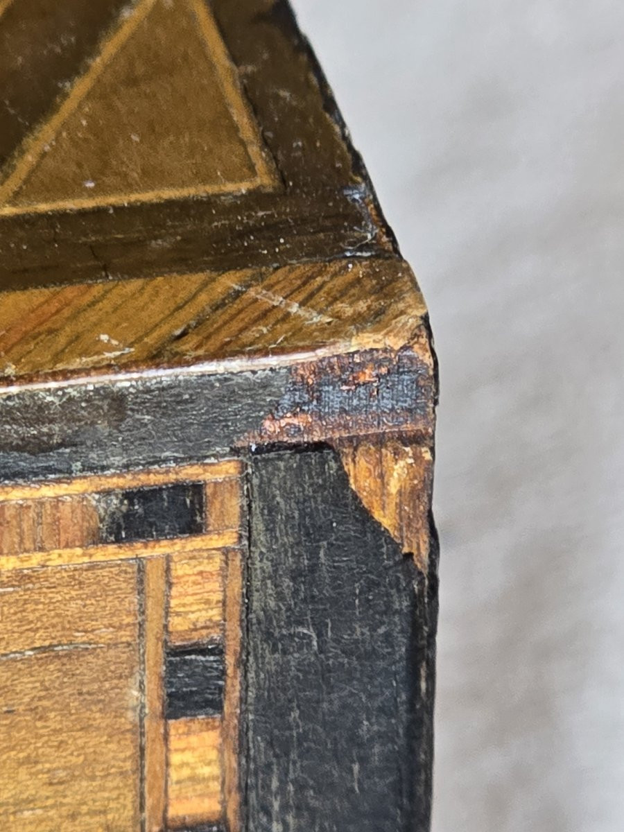 Scatola da gioco scacchiera in legno intarsiato – Siria, metà del XX secolo-photo-6
