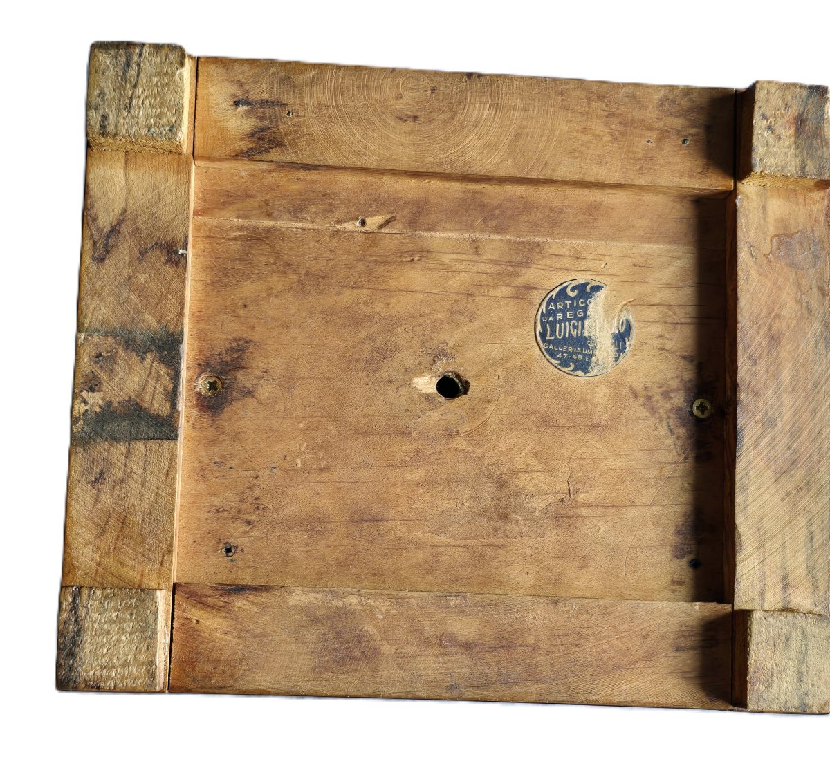 Antica scatola portasigarette in legno intarsiato, Italia, metà del XX secolo-photo-7