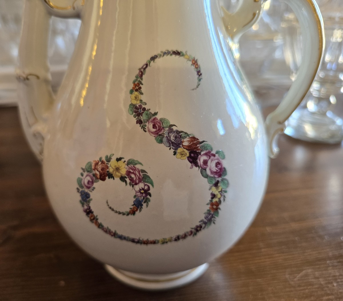 Antica caffettiera in porcellana Ginori Doccia – Fine XVIII secolo-photo-4