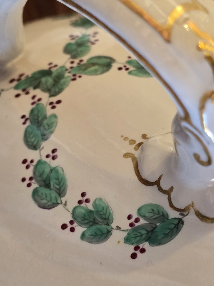 Antica caffettiera in porcellana Ginori Doccia – Fine XVIII secolo-photo-5