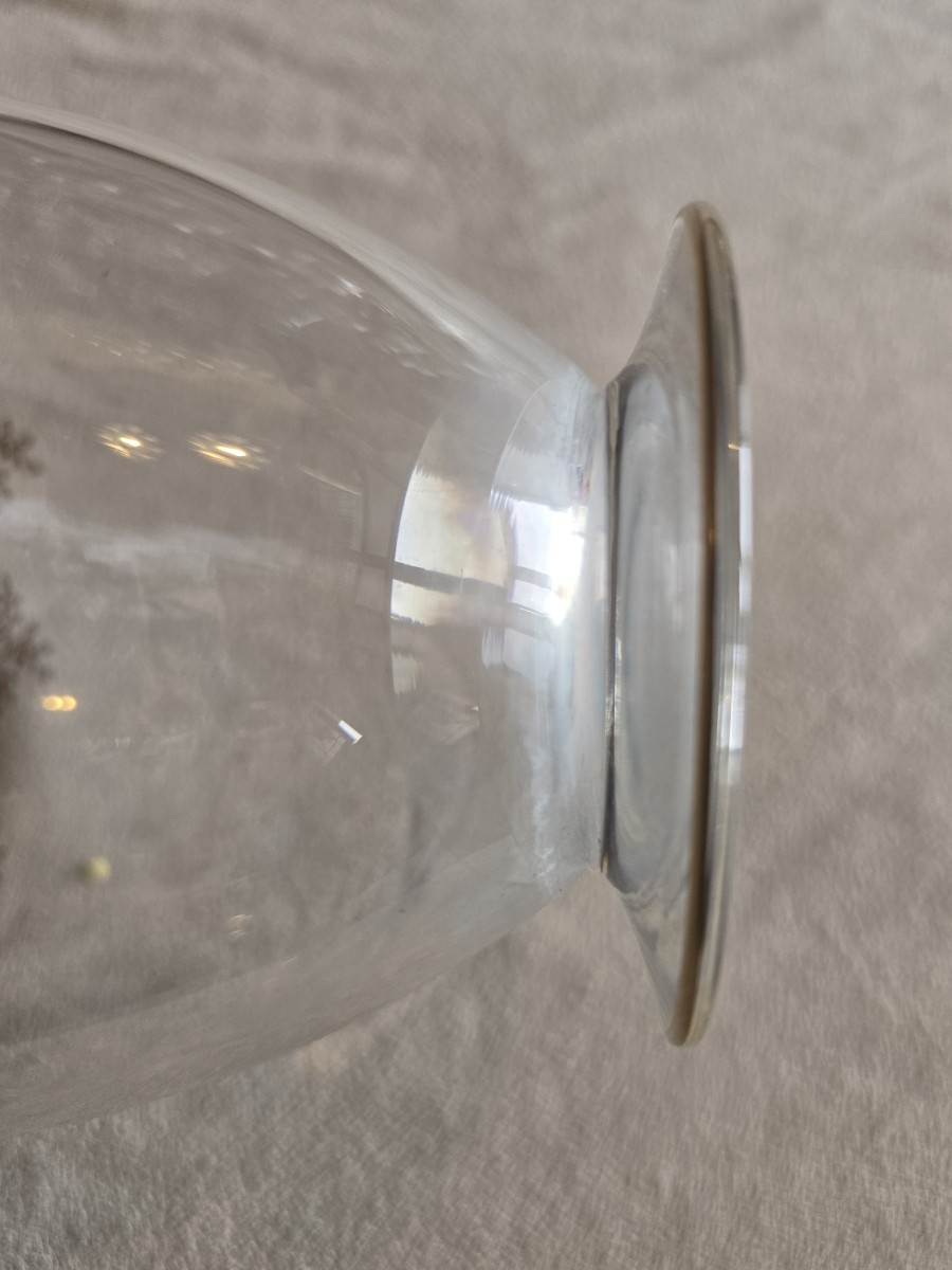 Antica bottiglia decanter in cristallo Baccarat, modello Récamier-photo-2