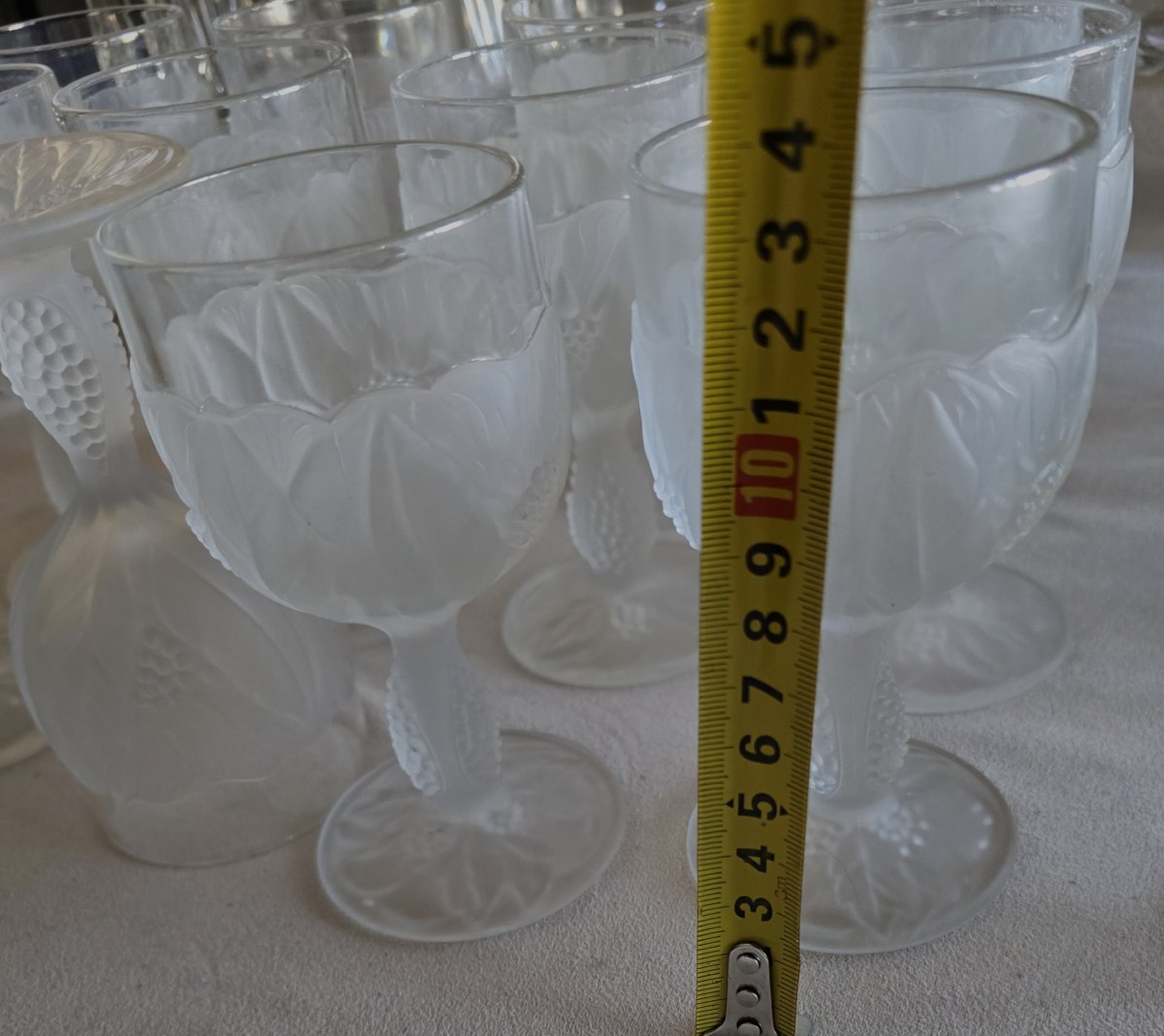 Insieme di 12 calici da vino Taitù Milano anni '70-photo-5