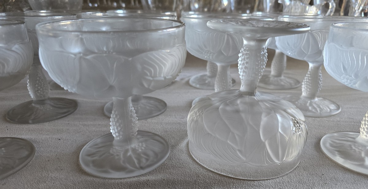 Insieme di 12 coppe da spumante Taitù Milano anni '70-photo-2