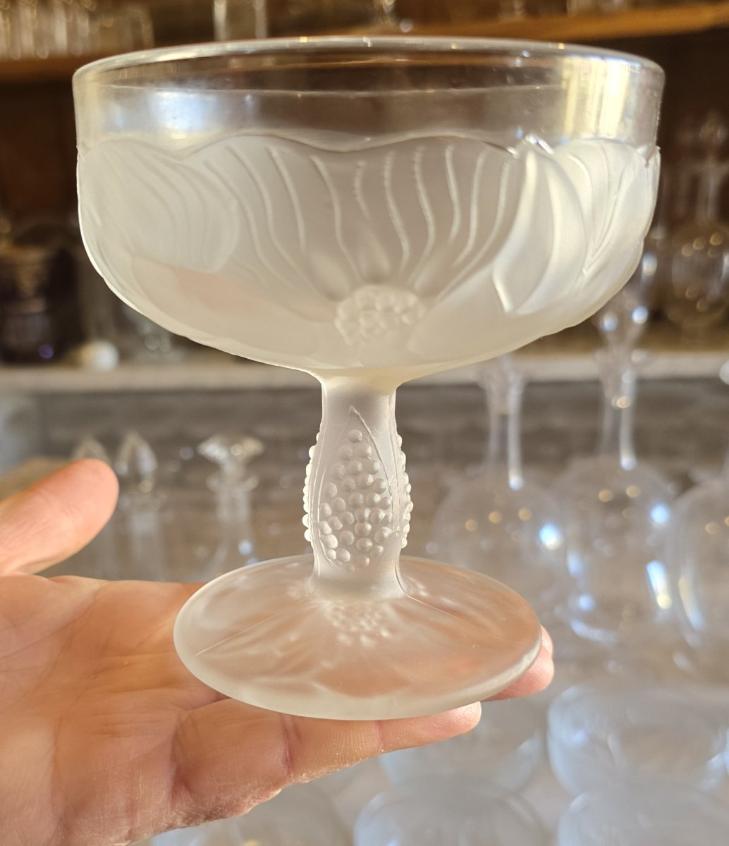 Insieme di 12 coppe da spumante Taitù Milano anni '70-photo-3