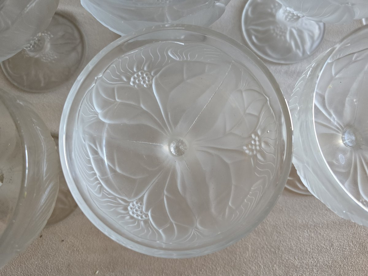 Insieme di 12 coppe da spumante Taitù Milano anni '70-photo-4