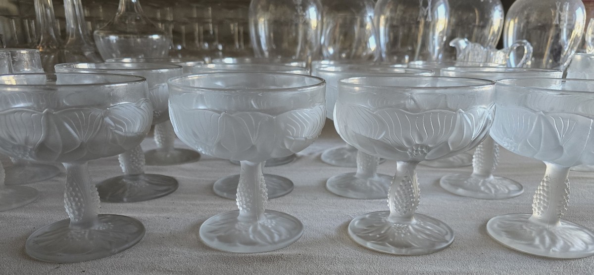 Insieme di 12 coppe da spumante Taitù Milano anni '70