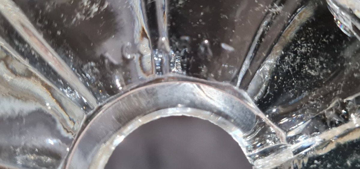 Antico lampadario in bronzo e cristallo, XIX secolo, stile Luigi XVI-photo-8