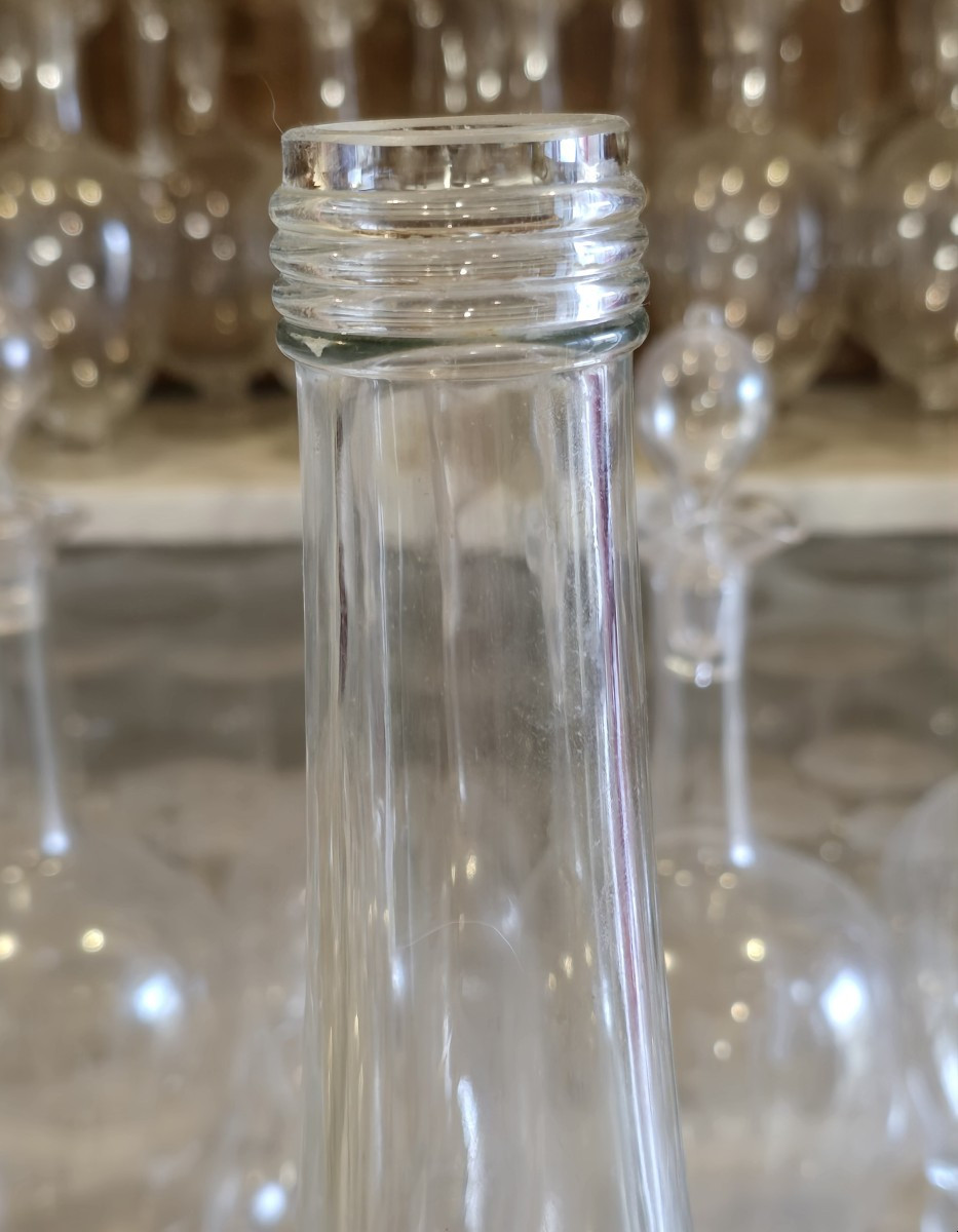 Antica bottiglia Lalique « Clos Sainte‑Odile » gigante, 40 cm-photo-2