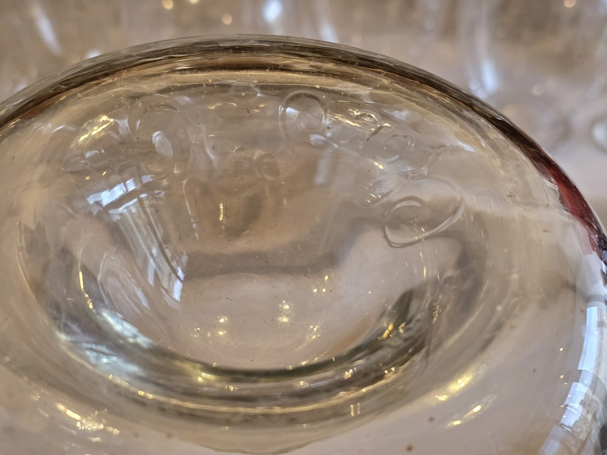 Antica bottiglia Lalique « Clos Sainte‑Odile » gigante, 40 cm-photo-4