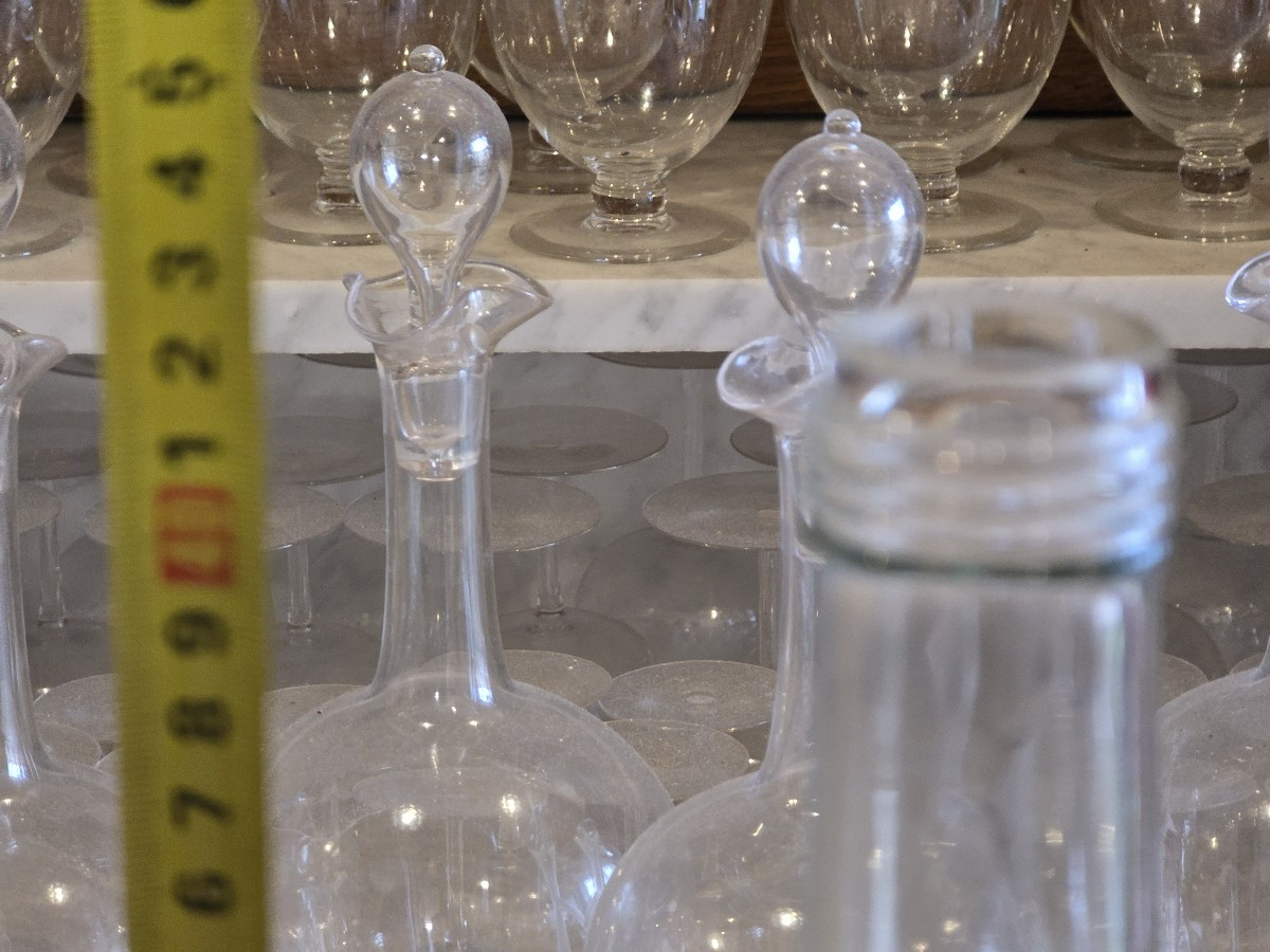 Antica bottiglia Lalique « Clos Sainte‑Odile » gigante, 40 cm-photo-6