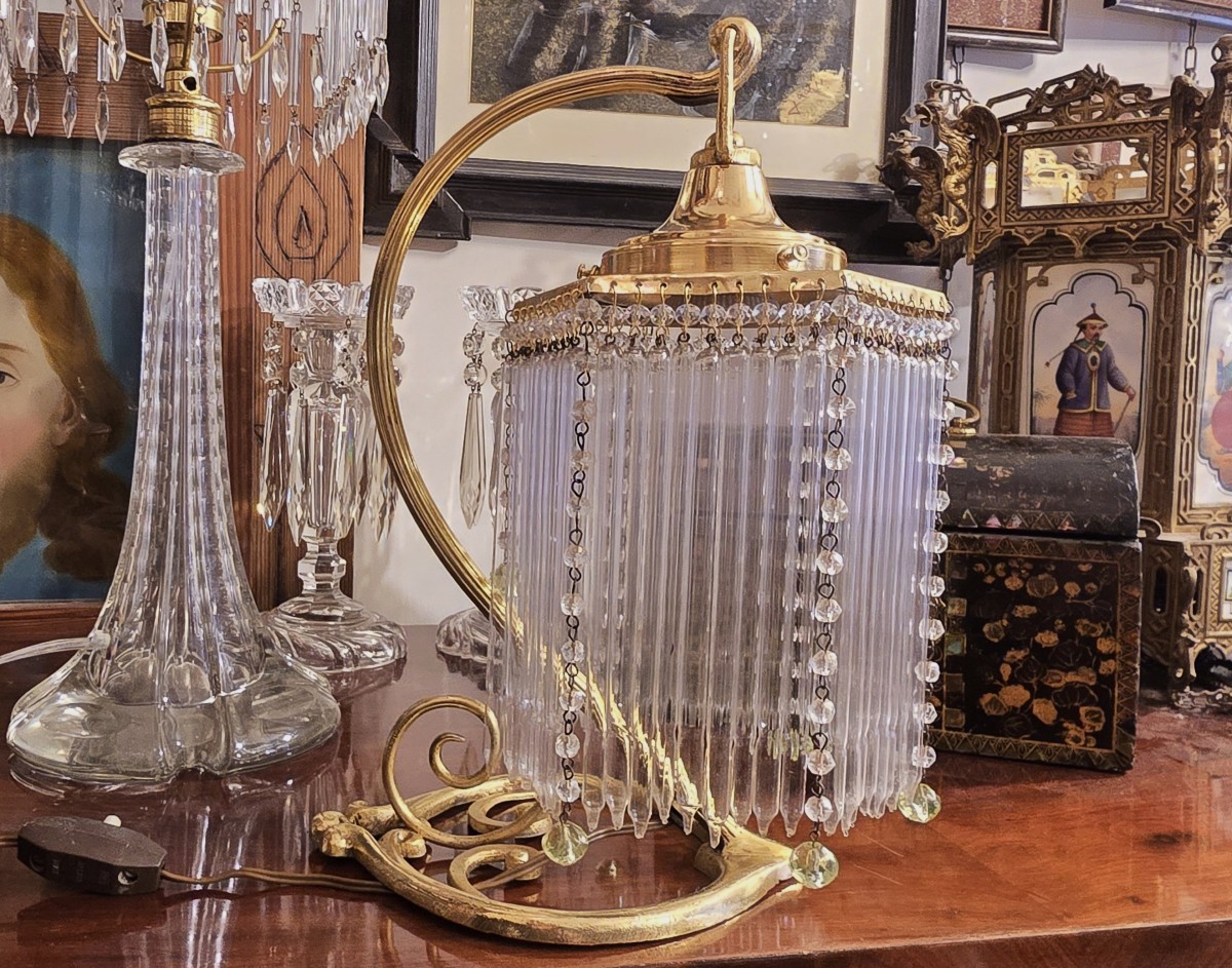 Lampada da tavolo Art Déco Belle Époque