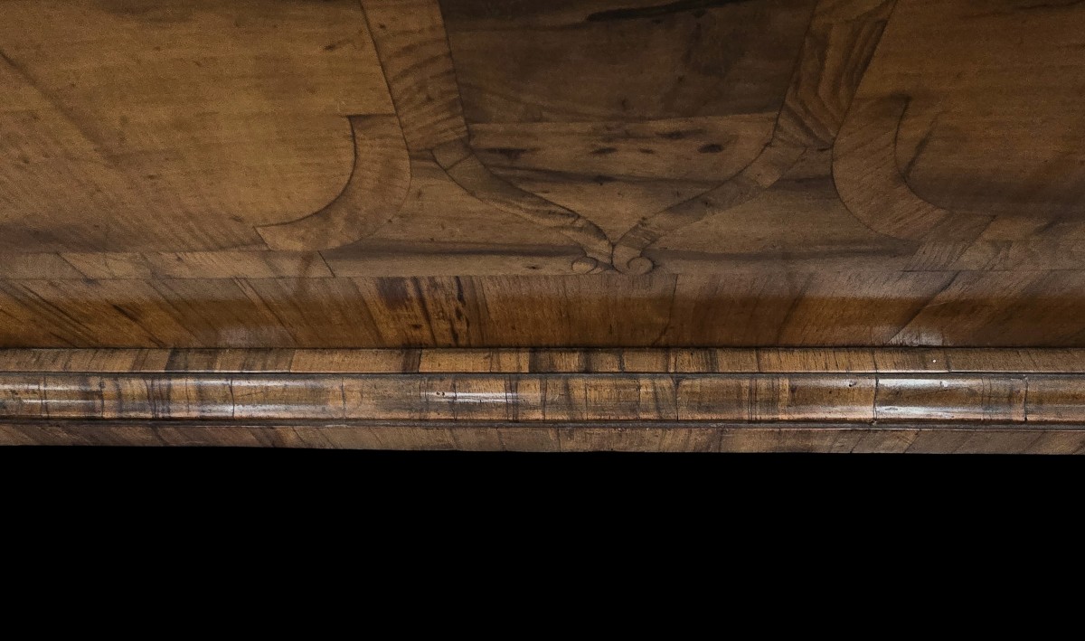 Antica cassa nuziale in noce – Austria, fine XVIII secolo-photo-1