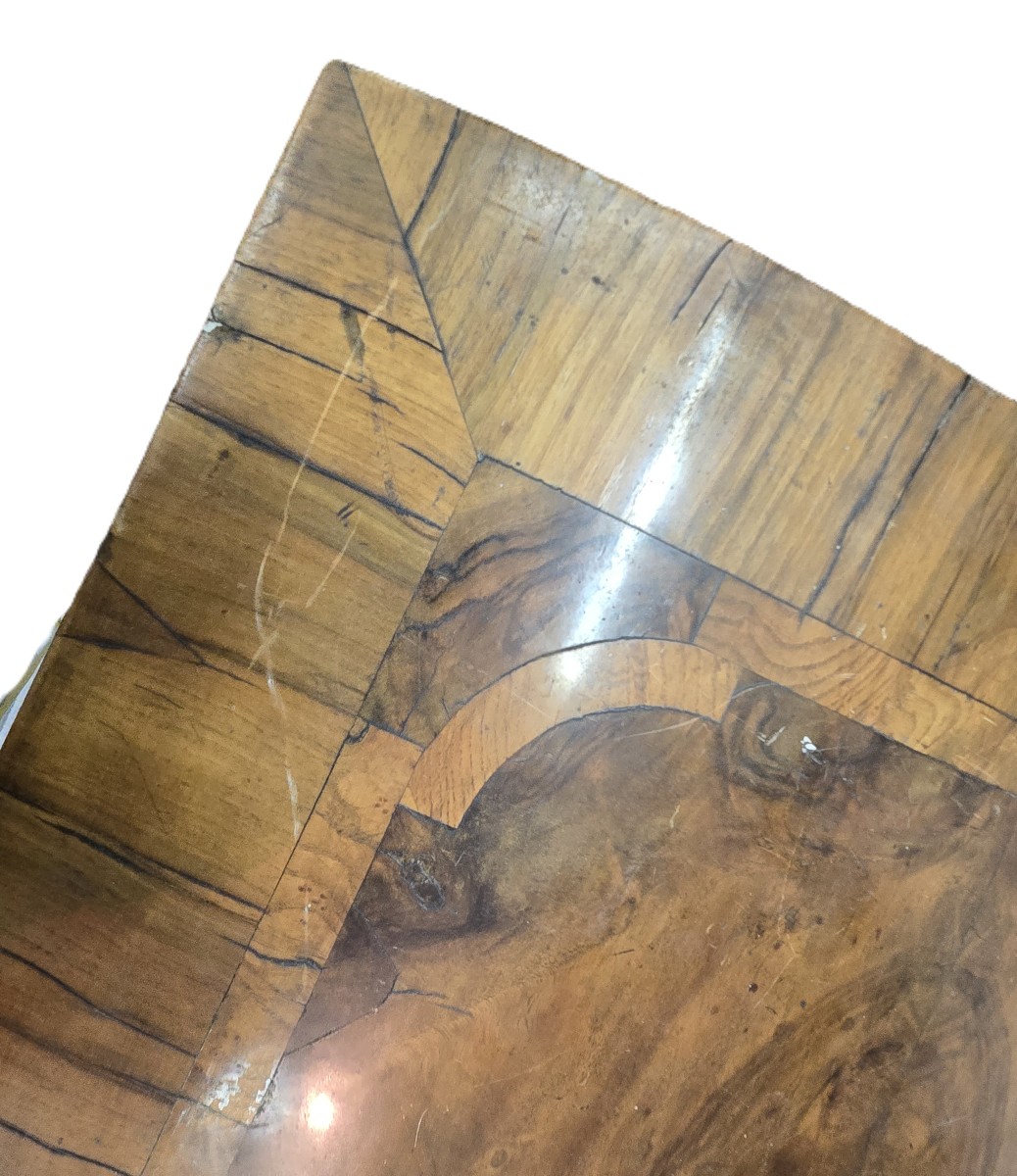 Antica cassa nuziale in noce – Austria, fine XVIII secolo-photo-2