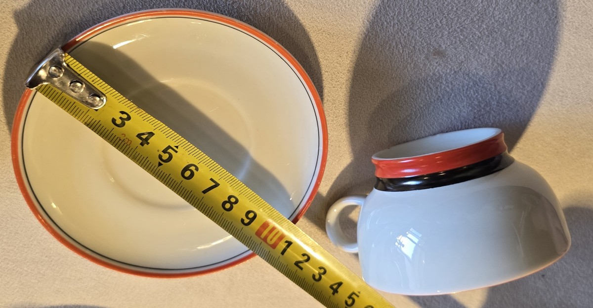 servizio da caffè in porcellana  Art Déco Guido Andlovitz per Laveno-photo-7