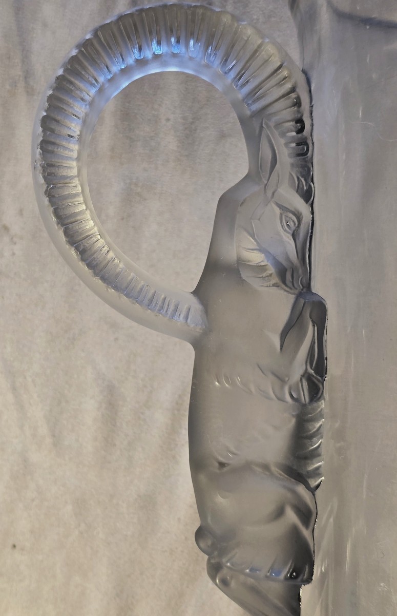 Vaso Tibet 1931 firmato Lalique France-photo-2