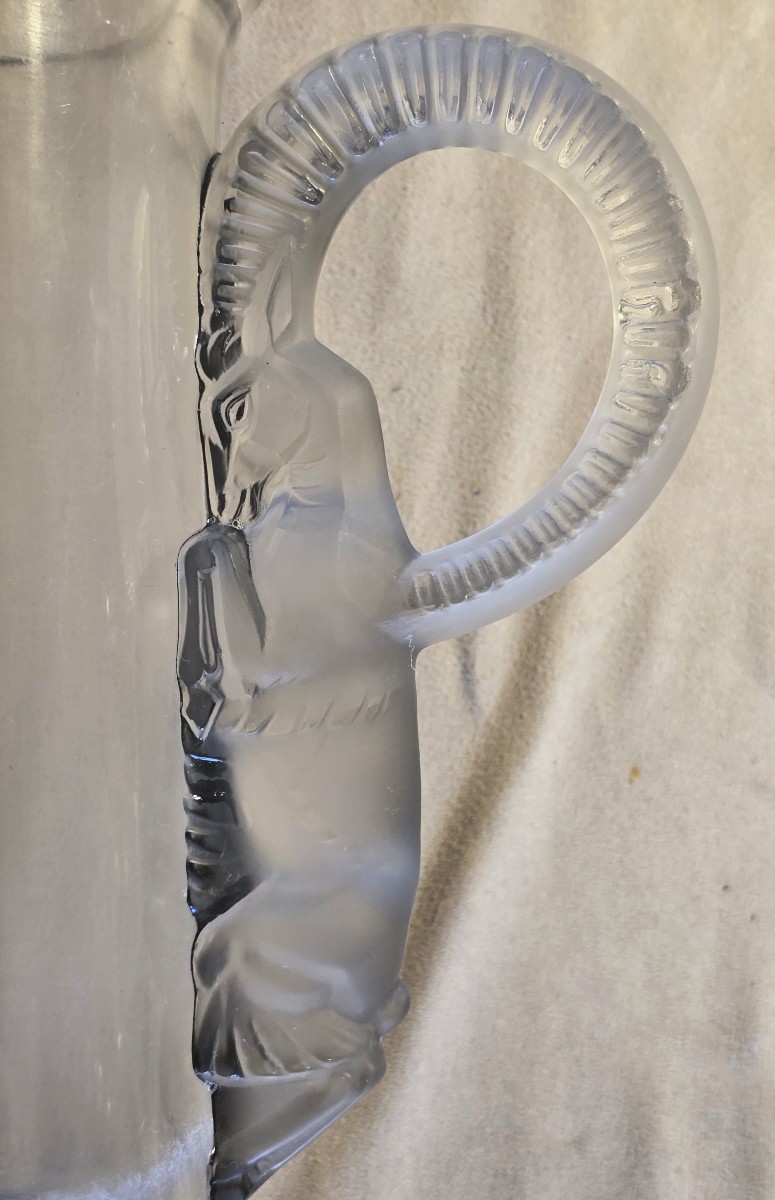 Vaso Tibet 1931 firmato Lalique France-photo-3