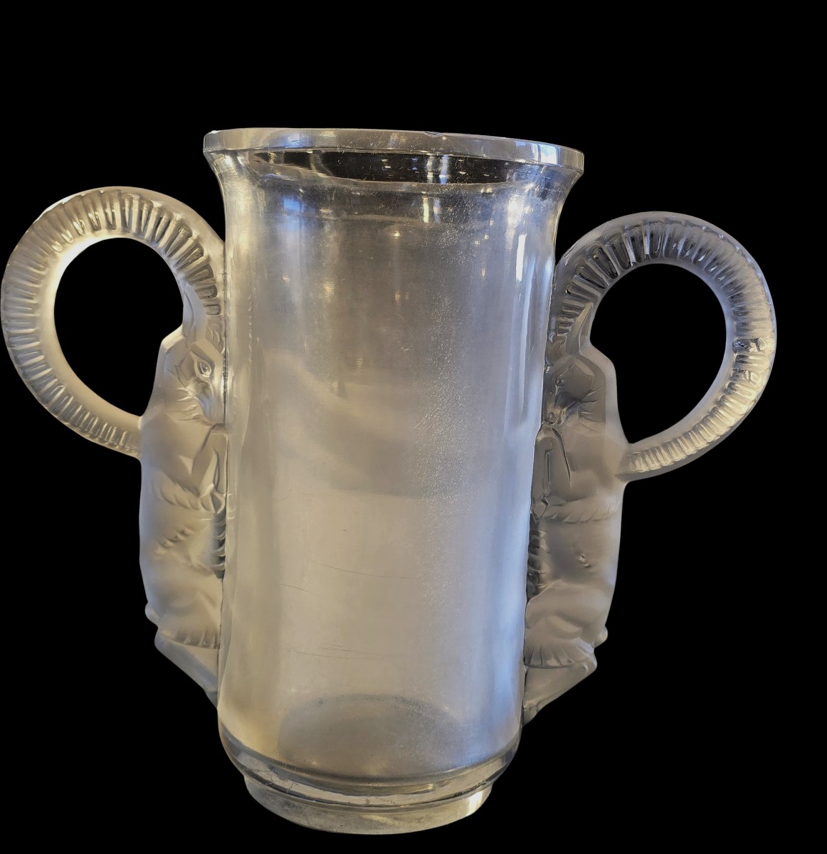 Vaso Tibet 1931 firmato Lalique France