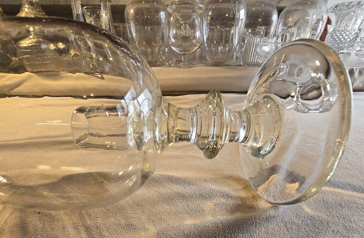 Antico fotoforo in vetro soffiato-photo-4