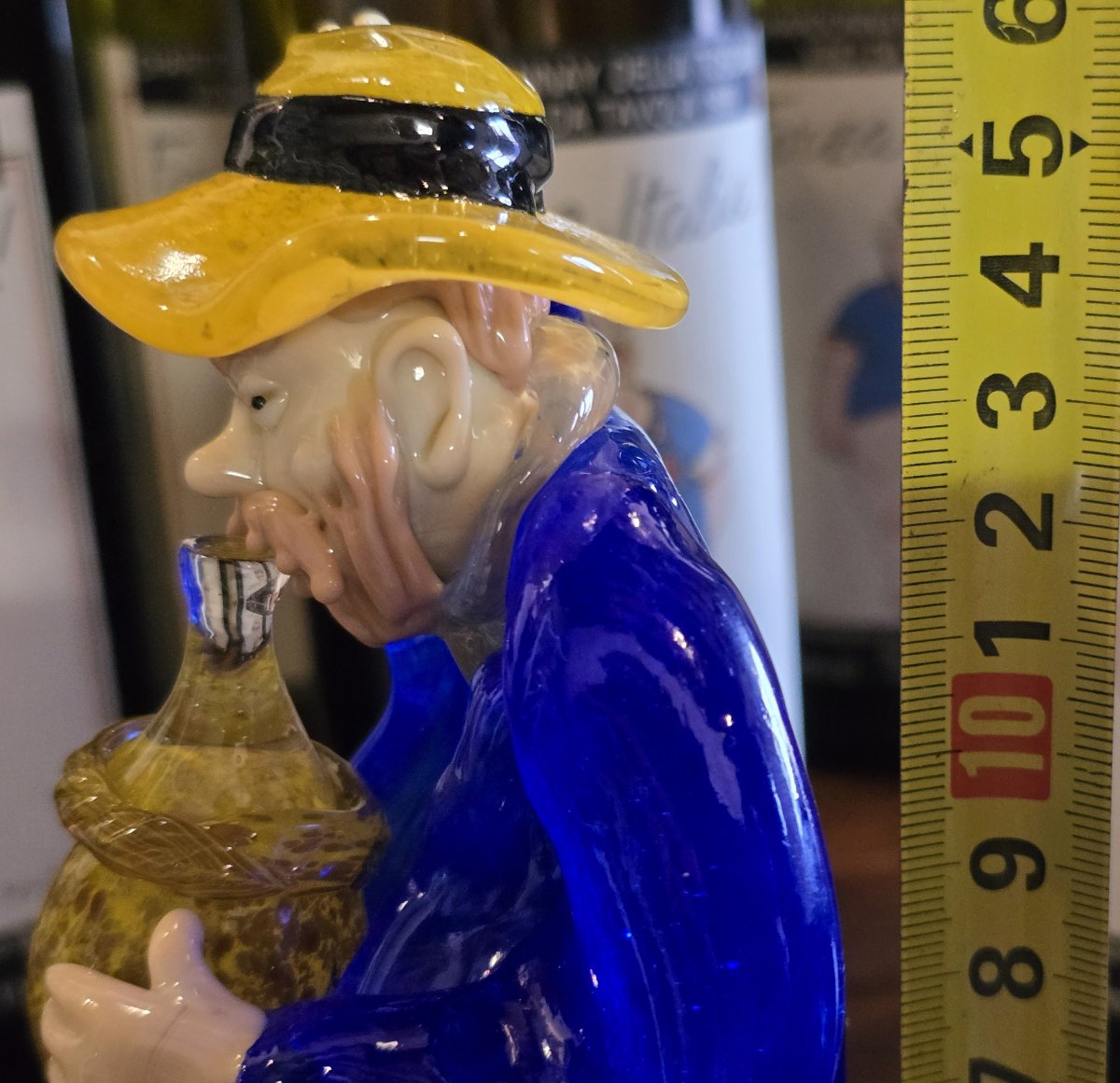 Antica statuina in vetro Boema-photo-6