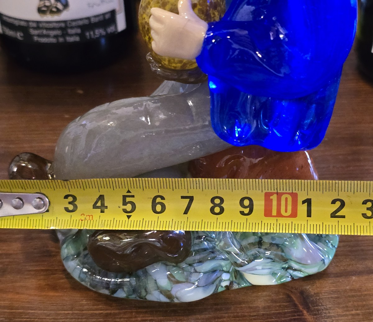 Antica statuina in vetro Boema-photo-7