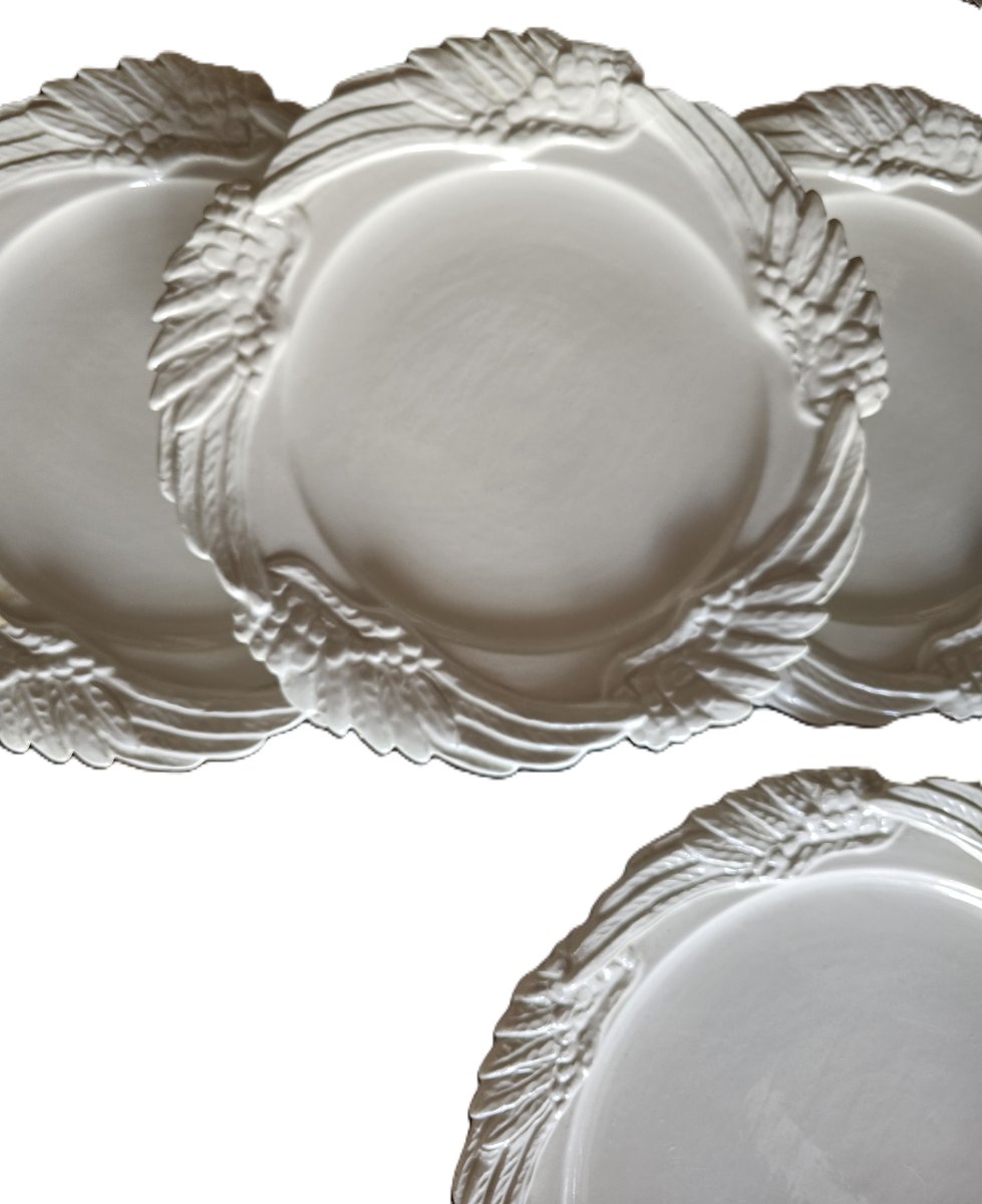 Servizio piatti da dessert in maiolica Bassanello 1968-photo-3