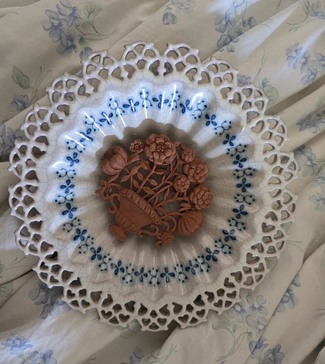 Piatto artistico in ceramica di Santo Stefano di Camastra-photo-1