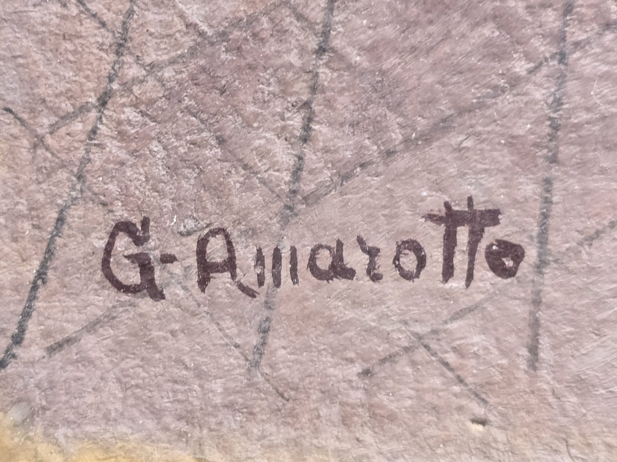 Pittura votiva e naïf, gouache, ex voto italiano, 1920-photo-2