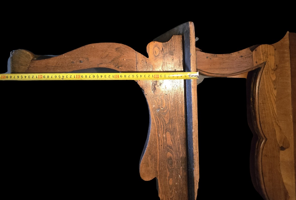 Panca antica in olmo massello, Italia settentrionale 700-photo-2