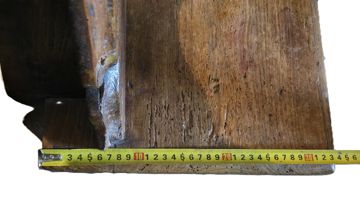 Panca antica in olmo massello, Italia settentrionale 700-photo-4