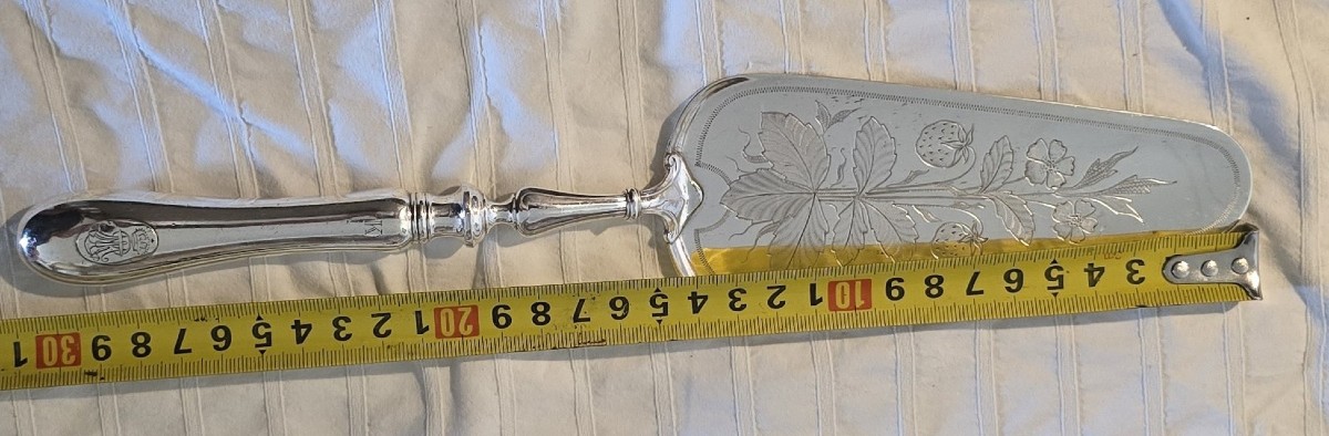 Lotto di 21 posate antiche in alpacca argentata Regia Marina Militare italiana-photo-1