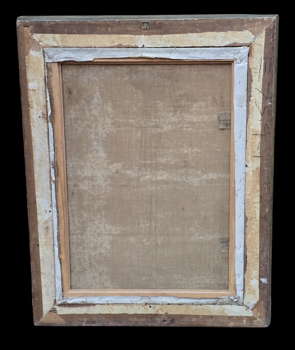 Ritratto femminile olio su tela firmato e datato 1925-photo-6