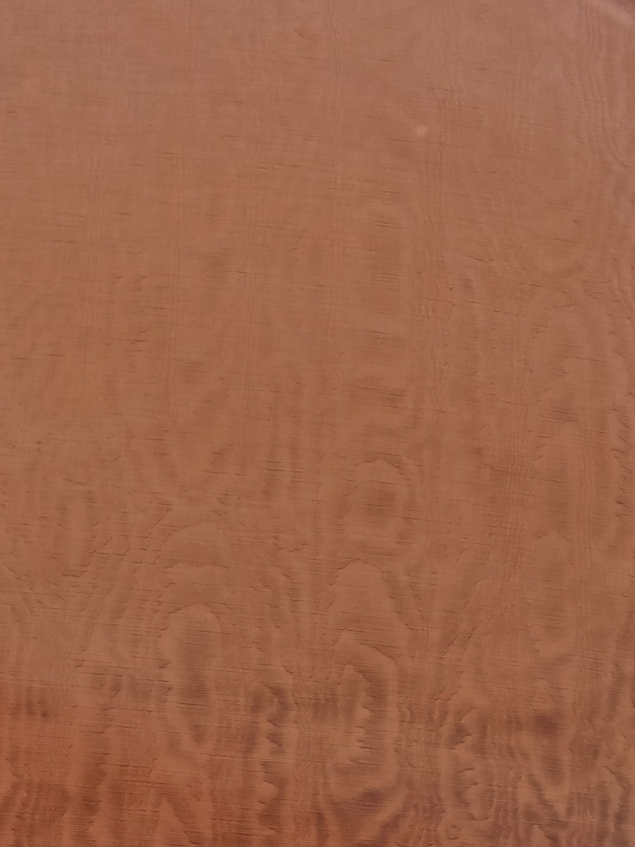 Rotolo di tessuto da tappezzeria 450 cm velluto effetto moiré anni '60-photo-2