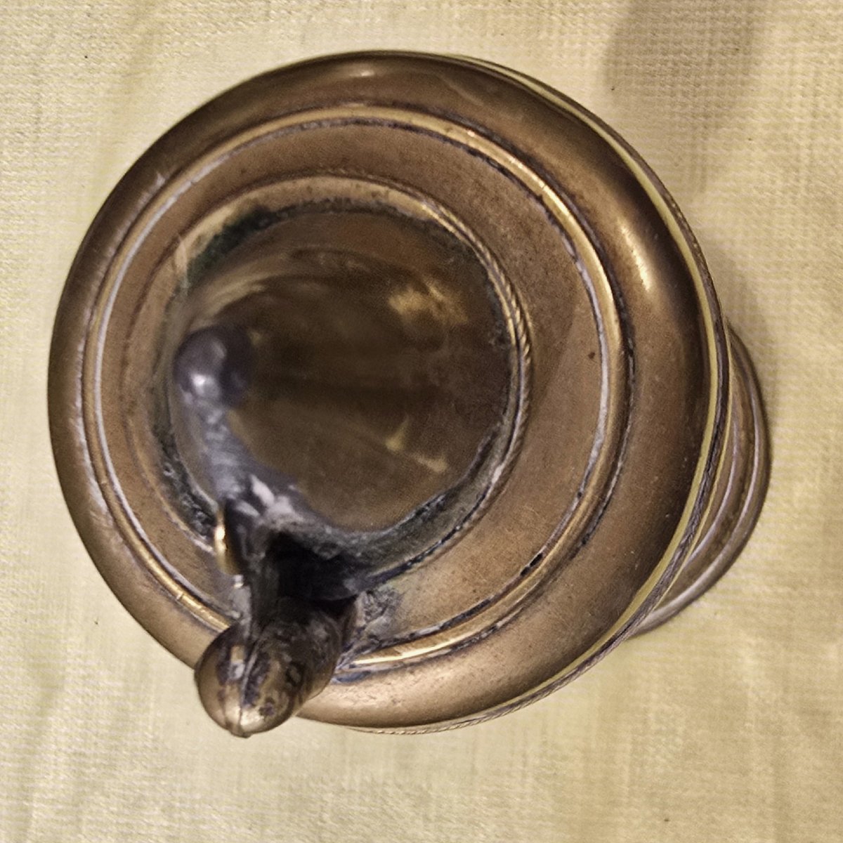 Lampada ad olio in ottone, Italia 1880 circa-photo-4