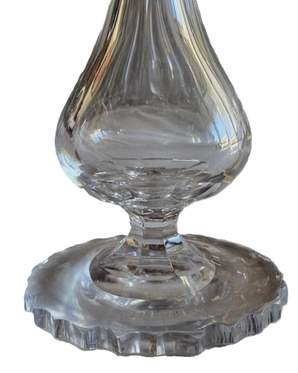 Antico vaso soliflore in cristallo-photo-2