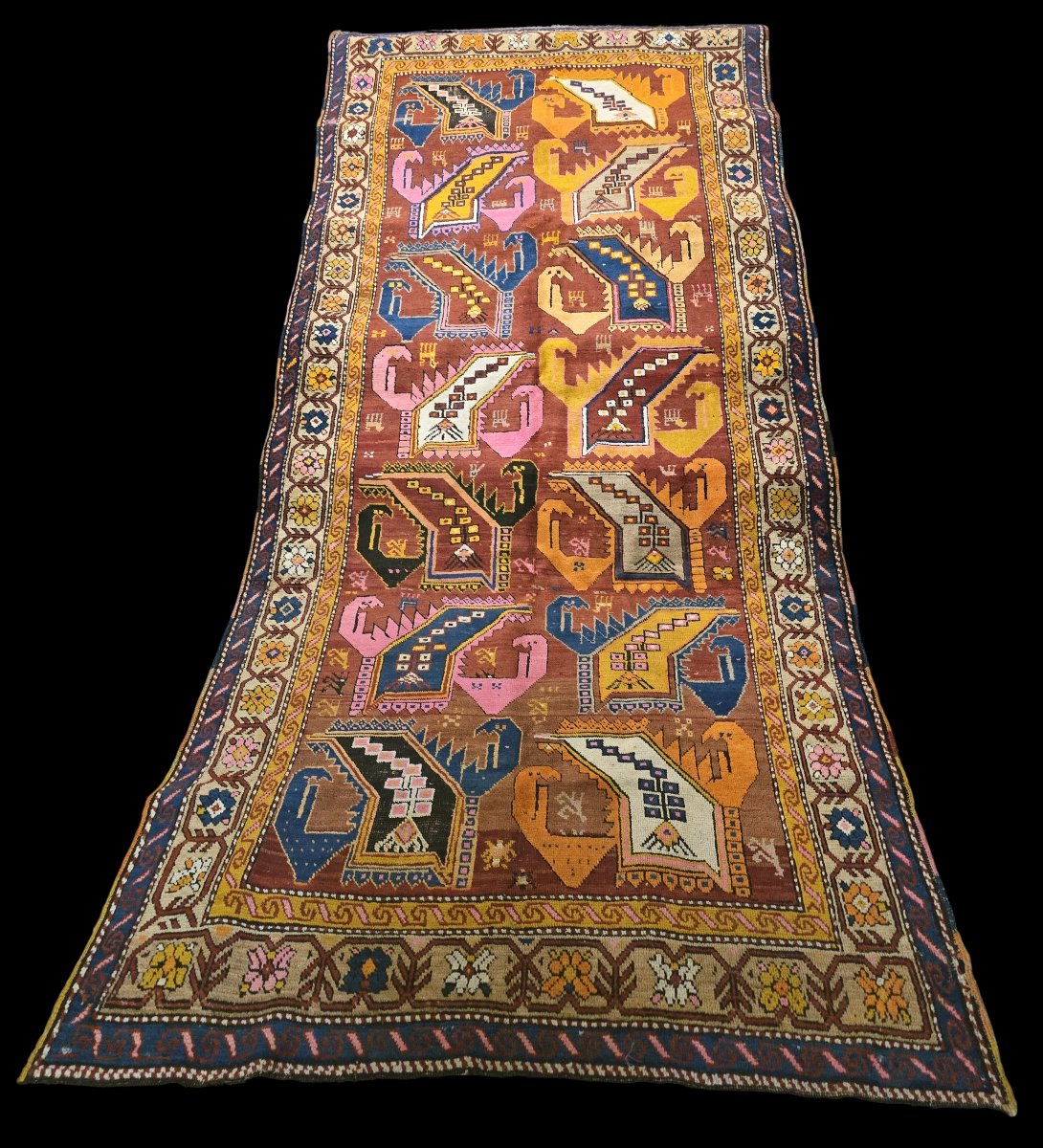 Antico tappeto caucasico russo