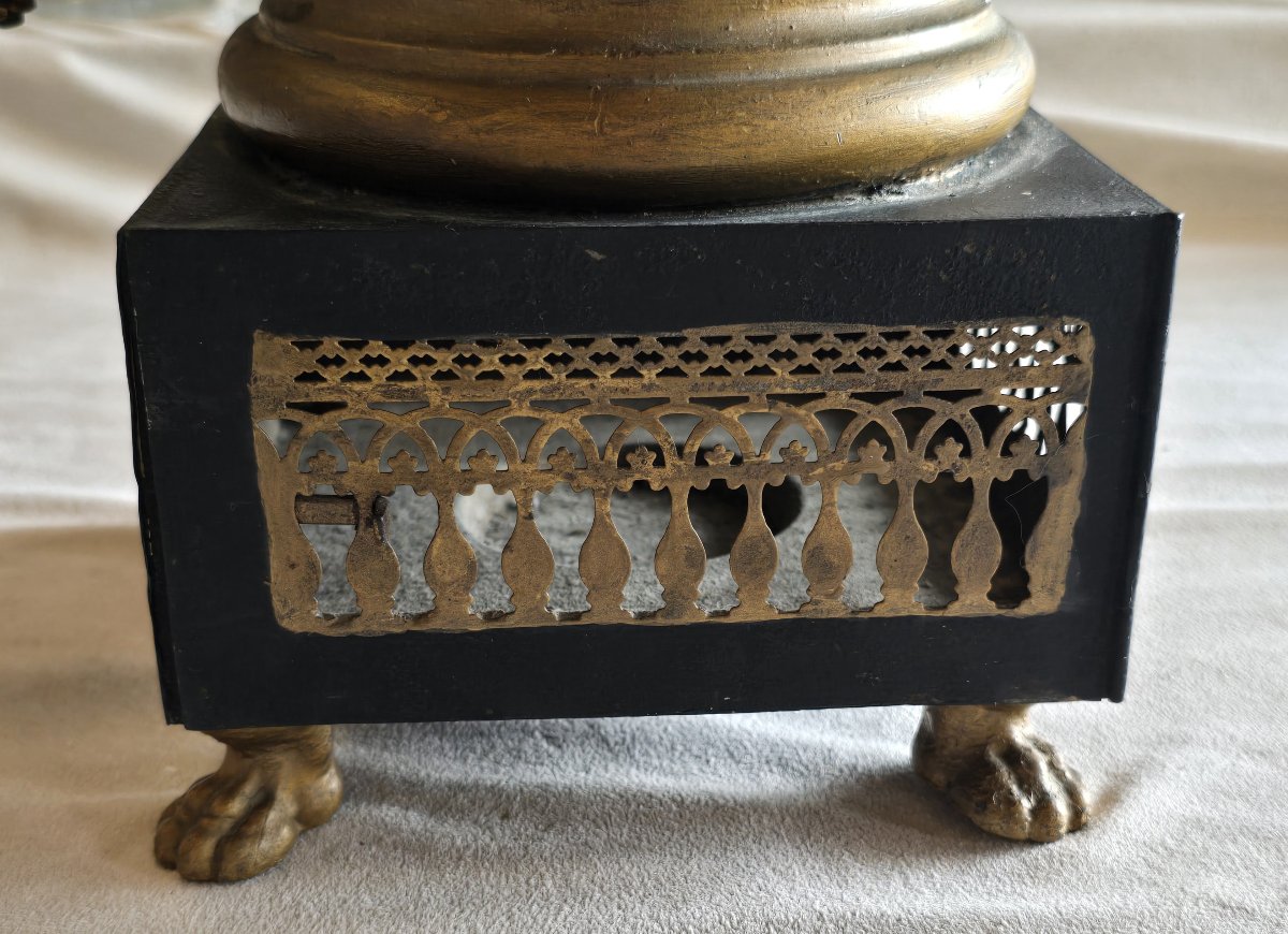 Ancien Samovar russe en tôle, fin XIX ème siècle-photo-3