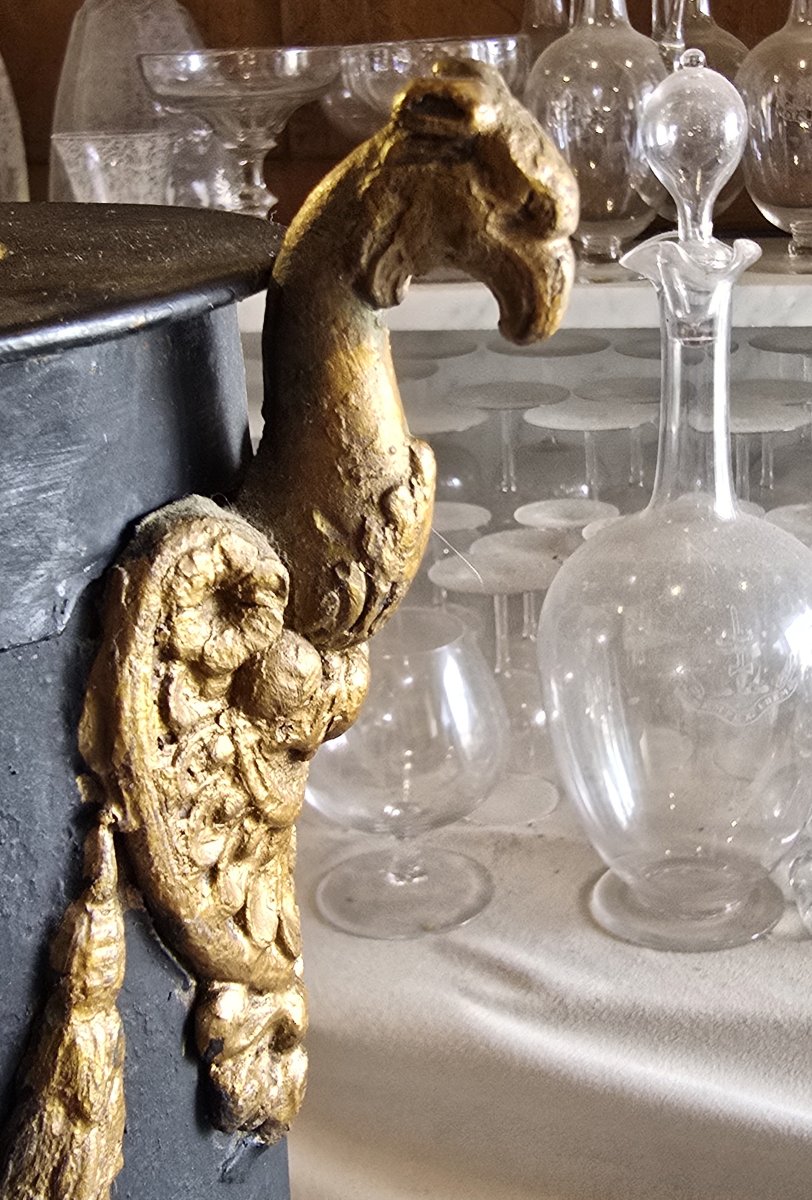 Ancien Samovar russe en tôle, fin XIX ème siècle-photo-5