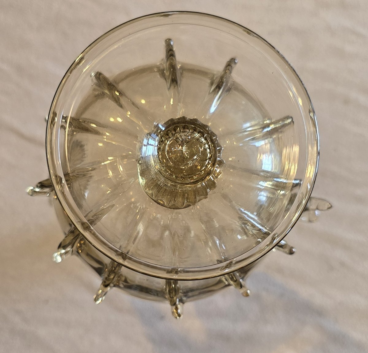 Brocca con beccucio  in vetro soffiato, Salviati, Murano, Italia, circa 1880–1900-photo-3